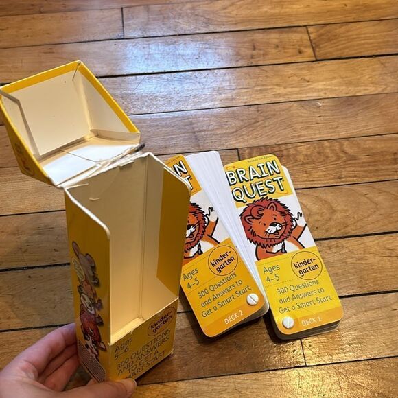Brain Quest- Kindergarten Level - Preowned Copy of Educational Trivia Game - Picture 4 of 6